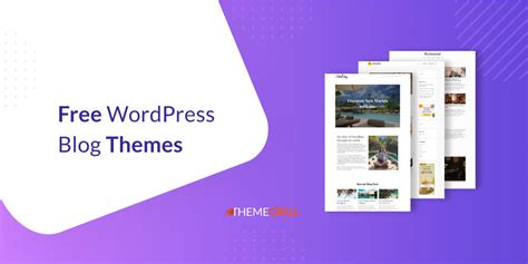 21 Best Free WordPress Blog Themes 2024 .